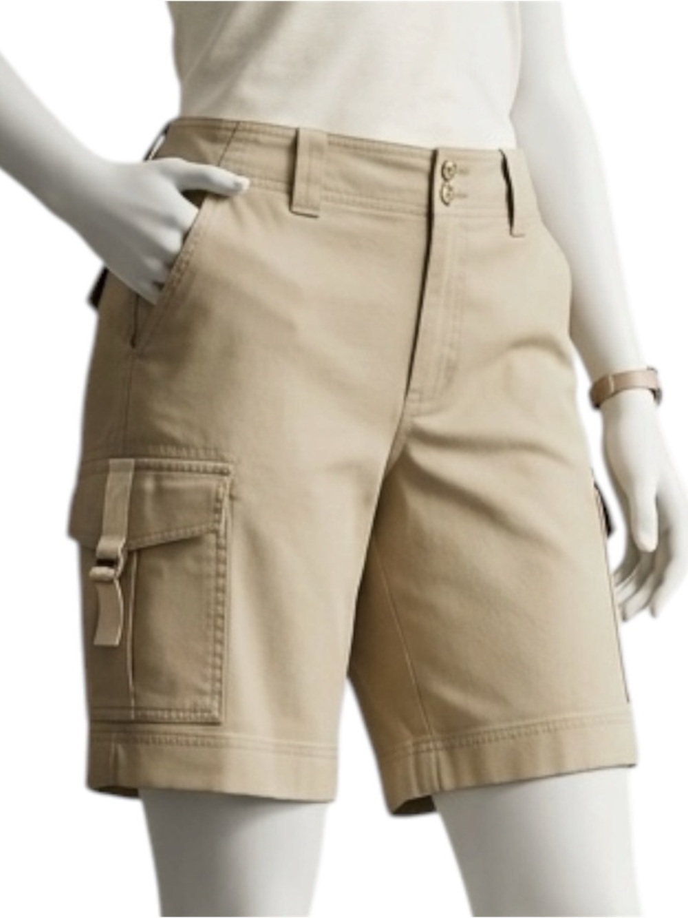 Lauren Ralph Lauren Women Khaki Cargo Shorts size 12